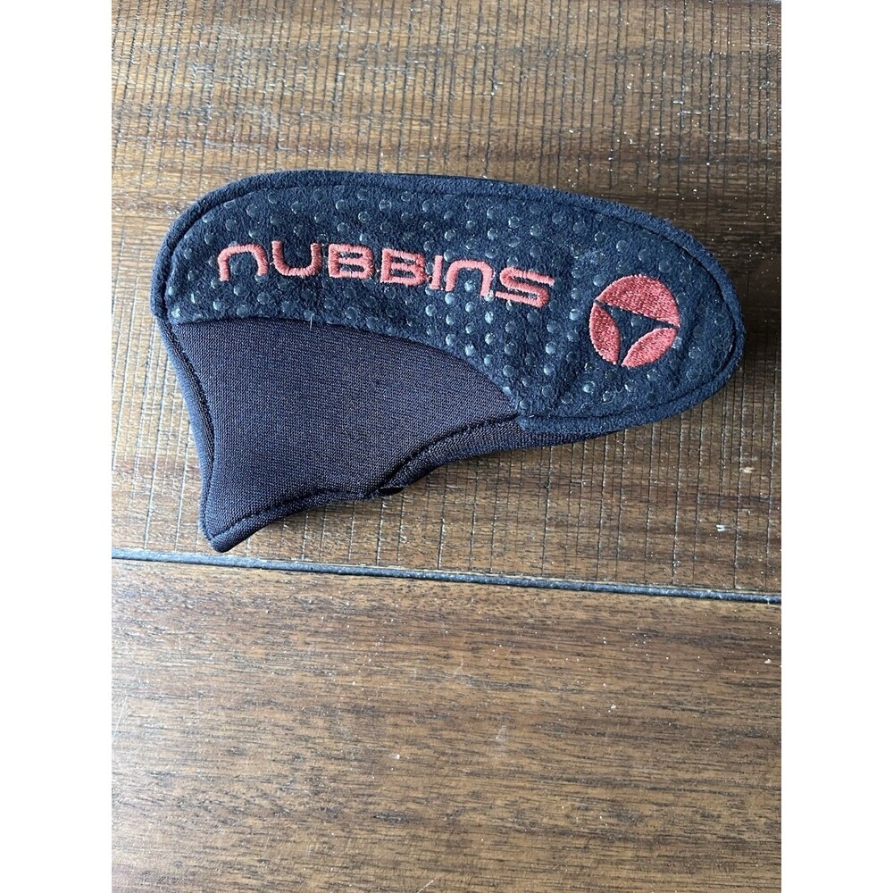 TaylorMade Nubbins Putter Headcover Black Orange Golf Club Cover Vintage OEM